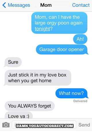 funny auto-correct texts - Awkward!