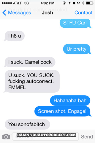 funny auto-correct texts - Hump Day