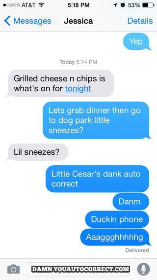 funny auto-correct texts - Achoo!