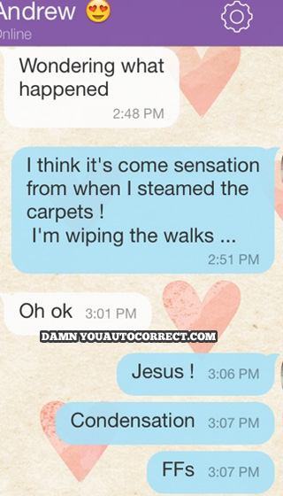 funny auto-correct texts - Sticky Walls