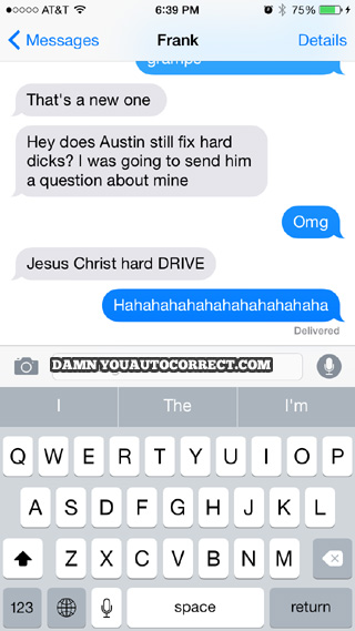 funny auto-correct texts - Mr Fix It