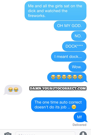 funny auto-correct texts - Fireworks Fun