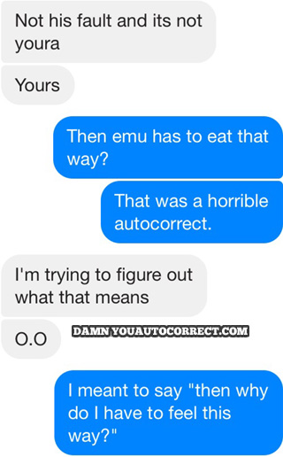 funny auto-correct texts - 12 Wild Autocorrects That Are For The Birds