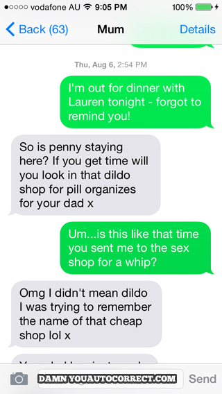 funny auto-correct texts - Awkward!