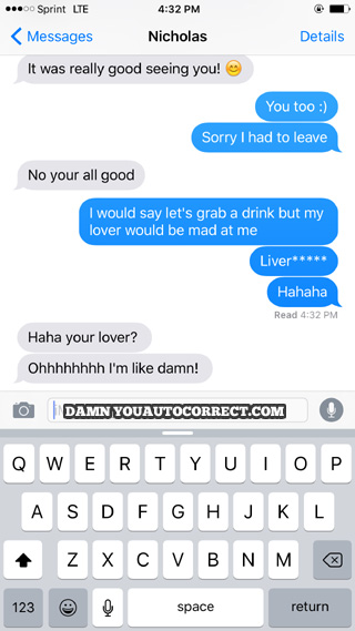 funny auto-correct texts - Let’s Skip the Drink