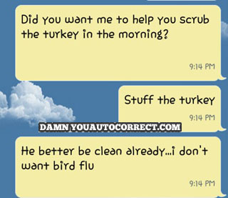 funny auto-correct texts - 12 Wild Autocorrects That Are For The Birds