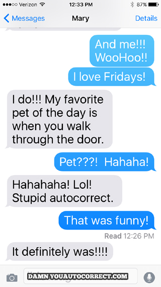 funny auto-correct texts - My Favorite!