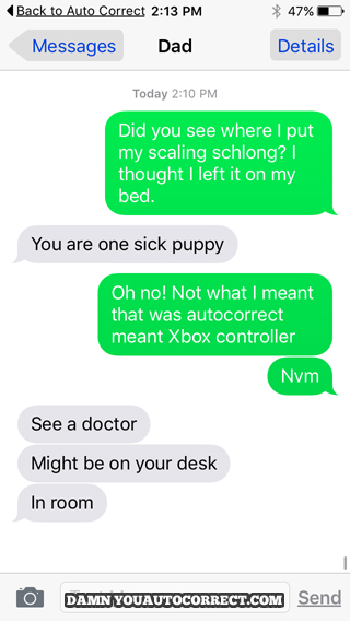 funny auto-correct texts - What Did You Lose?