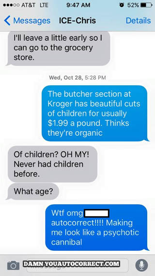 funny auto-correct texts - Best Butcher