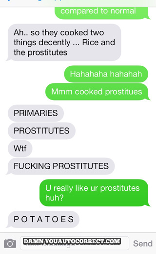 funny auto-correct texts - What’s for Dinner?