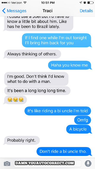 funny auto-correct texts - 5 Autocorrects That Will Make You Cry “Uncle”