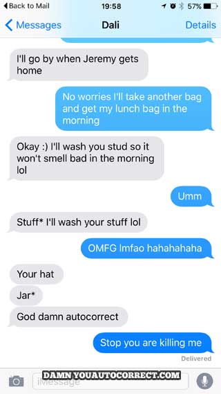 funny auto-correct texts - What’s That Stank?