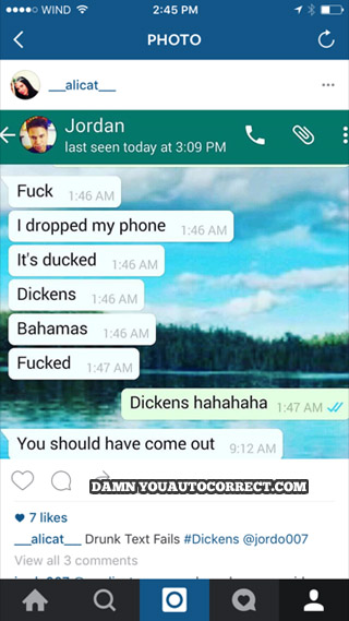 funny auto-correct texts - What the Dickens?