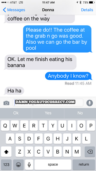 funny auto-correct texts - Anybody I Know?