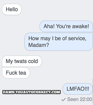 funny auto-correct texts - She’s Frigid