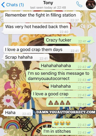 funny auto-correct texts - Oh Crap!