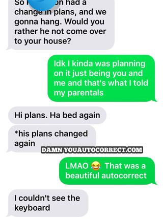 funny auto-correct texts - Bedtime