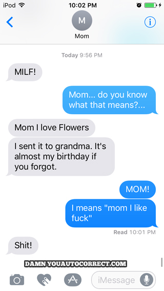 funny auto-correct texts - Happy Birthday, Mom!