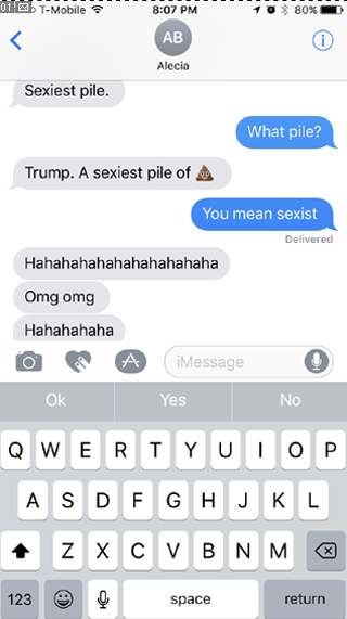 funny auto-correct texts - Sexy President