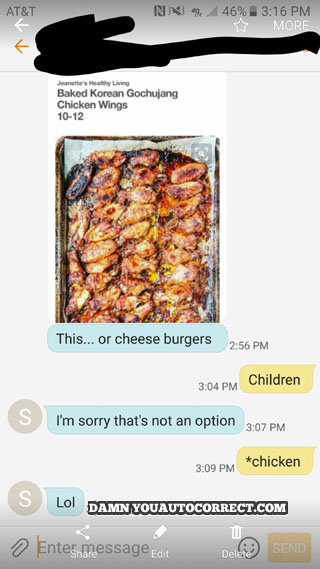 funny auto-correct texts - Oh No, Not the Kids!