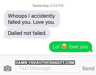 funny auto-correct texts - Dad Fail