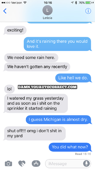 funny auto-correct texts - Drought Problems