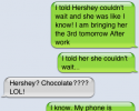 funny auto-correct texts - iPhones Got Cravings, Too