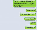 funny auto-correct texts - Maybe Saturday?