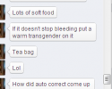 funny auto-correct texts - To Stop The Bleeding