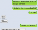 funny auto-correct texts - Anthems