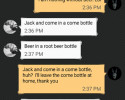 funny auto-correct texts - My Bottle Runneth Over