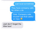 funny auto-correct texts - Have Cat, Will Travel