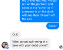 funny auto-correct texts - Going for a Swim