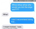 funny auto-correct texts - Doggy Love