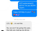 funny auto-correct texts - Happy Birthday!