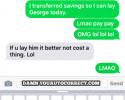 funny auto-correct texts - Lucky George