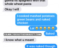 funny auto-correct texts - Family Dinner