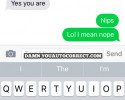 funny auto-correct texts - Not Involved