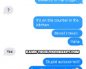 funny auto-correct texts - Breakout!