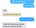 funny auto-correct texts - Party Invitation