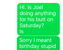 funny auto-correct texts - Saturday Plans