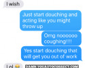 funny auto-correct texts - Getting Out of Work