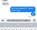 funny auto-correct texts - Thanksgiving Stud