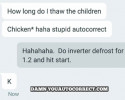 funny auto-correct texts - Chillin With the Kids