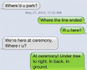 funny auto-correct texts - Seats That Couldnt Be Any Closer :(