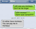 funny auto-correct texts - 8 Times Autocorrect was Monkeying Around