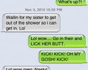 funny auto-correct texts - Classic DYAC: Waiting To Shower