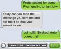 funny auto-correct texts - Excited About Gosling