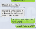 funny auto-correct texts - A Little Rain Wont Get Her Down